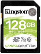 128GBSDClass10UHS-IU1(V10)KingstonCanvasSelectPlus,Read:100MB/s.Write:85MB/s