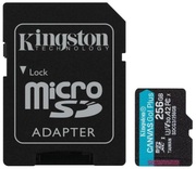 256GBmicroSDClass10UHS-IU3(V30)KingstonCanvasCangasGoPlus,Ultimate,Read:170Mb/s,Write:90Mb/s,IdealforAndroidmobiledevices,actioncams,dronesand4Kvideoproduction