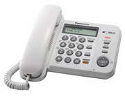 ТелефонPanasonicKX-TS2356UAW,White,LCD,AOH,CallerID