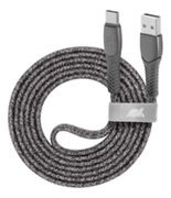 Type-CCableRivacasePS6102GR12,nylonbraided,1.2M,Gray