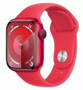 AppleWatchSeries9GPS,41mm(Product)RedAluminiumCasewith(Product)RedSportBand-M\L,MRXH3
