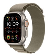AppleWatchUltra2GPS+Cellular49mmTitaniumCasewithOliveAlpineLoop-Small,MREX3