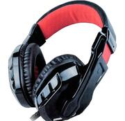 MARVO"H8329",GamingHeadset,Microphone,40mmdriverunit,Volumecontrol,Adjustableheadband,3.5mmjack,Braidedcable,Black-Red