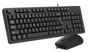 Keyboard&MouseA4TechKK-3330,LaserEngraving,SplashProof,Fnkeys,Black,USB