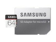 .64GBMicroSD(Class10).UHS-I(U3)+SDadapter,SamsungPROEndurance"MB-MJ64GA"(R/W:100/30MB/s)