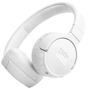 HeadphonesBluetoothJBLT670NC,White,On-ear,AdaptiveNoiseCancellingwithSmartAmbient