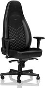 "GamingChairNobleIconNBL-ICN-PU-BPWBlack/White,Usermaxloadtupto150kg/height165-190cm--https://www.noblechairs.com/icon-series/gaming-chair-pu-leatherSpecifications:Practicaltiltingfunction(max.11°)4DArmrestswithmaximumadj