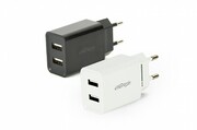 "UniversalUSBcharger,Out:2USB*5V/upto2.1A,In:CEE7/4,mixed:Black&White,EG-U2C2A-03-MX-https://gembird.nl/item.aspx?id=10863"