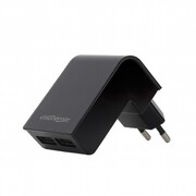 "UniversalUSBcharger,Out:2USB*5V/upto2.1A,In:SchukoCEE7/4,Black,EG-U2C2A-02-https://gembird.nl/item.aspx?id=10261"