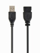 CableUSB,USBAM/AF,0.15m,USB2.0,Black,Cablexpert,CCP-USB2-AMAF-0.15M