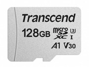 128GBMicroSD(Class10)UHS-I(U1)+SDadapter,Transcend"TS128GUSD300S"(R/W:95/45MB/s)
