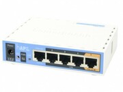 MikroTikhAPac,DualBandWirelessRouter,2.4GHzDual+5GHz,P/Bridge/Station/WDS,802.11b/g/n/ac,1WAN+4GbitLAN,USBportfor3G/4Gmodem,WirelesschipIPQ-4018716MHz,RAM128MB,PassivePoE,RouterOS