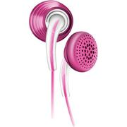 PhilipsSHE3620Pink(16-22kHz,108dB,100mW,1.2m,13.5mmNeodymiumspeakers,CarryingCase,Flexi-Grip,iPhonecompatible)