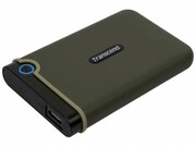 1.0TB(USB3.0)2.5"Transcend"StoreJet25M3G"Slim,MilitaryGreen,RubberAnti-Shock,OTBackup