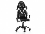 Gaming/OfficeChairDXRacerValkyrieGC-V03-NW-B1,Black/White,PremiumPUleather+Perforated&CarbonlookPVC,maxweightupto150kg/height165-195cm,Recline90°-135°,3DArmrests,Head&LumbarCushions,AluminiumSpider,3"PUCaster,W-23.7kg