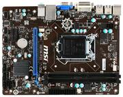 MotherboardMSIH81M-P33S1150,iH81,MilitaryClass4,SATA-III,USB3.0,CPU-Graphics,D-Sub,DVI,GLAN,2DDRIII-12800,ALC887-8ch,PCI-Ex1,PCI-Ex16,