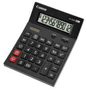 CalculatorCanonAS-2200,Black,12digit,LargeLCD(91.5x23.8mm),CharacterSize(18.5x6.01mm),Adjustable(2-level)Display,DoubleIndependentMemory,CommandSigns,Auto-powerOff,Power(SolarandbatteryLR44),Size198x140x34mm,Weight212g