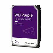 3.5"HDD6TBWesternDigitalPurple(SurveillanceHDD)WD62PURX,5400rpm,SATA36GB/s,64MB(harddiskinternHDD/внутреннийжесткийдискHDD)