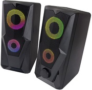 Speakers2.0EsperanzaBailaEGS103,6W(2x3W),LEDRainbowlighting,Volumecontrol,builtinamplifier,Powersupply:5V,Theyrequire:USBandmini-jack3.5mmheadphoneoutput,Cablelength:1.2m,Weight:750g