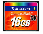 16GBCompactFlashCard,Hi-Speed133X,Transcend"TS16GCF133"(R/W:30/10MB/s)