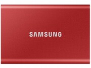 2.0TB(USB3.2/Type-C)SamsungPortableSSDT7,Red(85x57x8mm,58g,R/W:1050/1000MB/s)