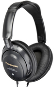 HeadphonesPanasonicRP-HTF295E-KBlack,w/oMic,1xmini-jack3.5mm,adaptorto6.3mm