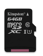 Kingston64GBmicroSDXCClass10UHS-I,300x,Upto:45MB/s