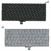 KeyboardAppleMacbookPro13"A1278w/oframe"ENTER"-smallENG/RUBlack