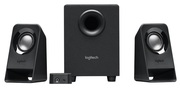 Speakers2.1LogitechZ213,7W(4W+2x1.5W)Powerandvolumecontrolsonwiredcontrolpod,basscontrolonbackofsubwoofer,Black