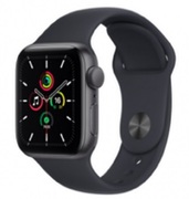 AppleWatchSE40mmAluminumCasewithMidnightSportBand,MKQ13GPS,SpaceGray