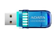 ФлешкаADATAUD230,64GB,USB2.0,Blue