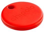 CHIPOLOONE,Red(Forkeys/backpack/bag,UsetheChipoloapptoringyourmisplaceditemordoubleclickonChipolotofindyourphone,Loudersound,Longerbatterylife-Upto2yearsoffindingpower,Replaceablebattery,Waterresistant)