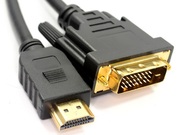 CableHDMI-DVI-1.5m-Brackton"Basic"DHD-SKB-0150.B,1.5m,DVI-Dcable24+1toHDMI19pin,m/m,double-shielded1080i,pasticplug,goldencontacts