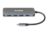 USBType-CHub4-portD-LinkDUB-2340/A1A(3xUSB3.0,1xUSB3.0/PD,1xUSBType-C/PD3.0)