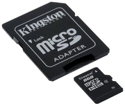 KingstonSDC4/8GBmicroSDHC(Class4)+AdapterMicroSD->SD