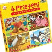 Puzzle-4prietenimici(6.9.15.20piese)