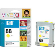 HP№88LargeYellowInkCartridge(17ml)withViveraInkforHPOfficejetProK550ColourPrinter