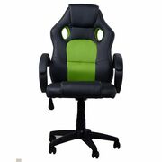 GamingchairSPACERSP-GC-GRN43Black-Green,SyntheticPU+Textil,120kgmax.