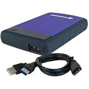 TranscendExternal2.0TBUSB3.0,2,5",Case"StoreJet25H3P"Purpleanti-slipRubber,OneTouchBackup,USB3.0,Anti-Shock(Advancedinternalharddrivesuspensionsystem)