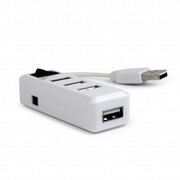 USB2.0Hub4-portGembird"UHB-U2P4-01",White-http://gembird.nl/item.aspx?id=8555