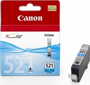 InkCartridgeCanonCLI-521C,cyan9mlforiP3600/4600/4700/MP540/620/630/980