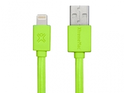CableLightning1.0m-XtremeMacFlatCable,Green,AppleMFICertified,PremiumQuality,Nylonstructure,Resistant