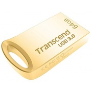 ФлешкаTranscendJetFlash710,64GBUSB3.0,Gold,MetalCase