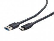 "CableType-C/USB3.0,AM/CM,1.0m,Cablexpert,Black,CCP-USB3-AMCM-1M-http://gembird.nl/item.aspx?id=8648"
