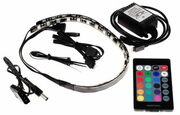 RGDLEDstripsDEEPCOOL"RGB350",Remotecontroller,RGBcolorLEDstrips:500mm*2pcs(with200mmcable),Differentlightingmodes,Magnet-basedmounting,Stableandlonglifespan,Softwarecontrol(ASUSAura/MSIMystic/GigabyteFusion)