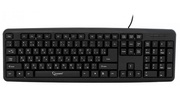 КлавиатураGembirdKB-U-103-RU,Standard,Fullsize,Silent,Black,USB