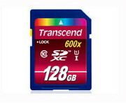 128GBSDXCCard(Class10)UHS-I,600X,Transcend"TS64GSDXC10U1"Ultimate(R/W:90/45MB/s)