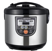 MulticookerESPERANZACOOKINGMATEEKG011Black,Power:860W,Innerpotcapacity:5L,Innerpotcoating:non-stick,Steamventcup:removable,11programmablefunctions,Presettime:10minutes–24hours,Cookingtimeadjustable,Stainlesssteelhousing,