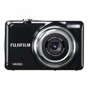 FujifilmFinePixJV300black,14Mp;3xWide;ISO3200;2,7";DIS;HDMovie;Li-Ion(Aparatfotocompact/компактныйцифровойфотоаппарат)