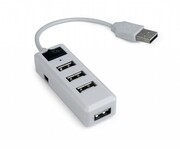"USB2.0Hub4-portGembird""UHB-U2P4-21"",White-https://gembird.nl/item.aspx?id=10716"